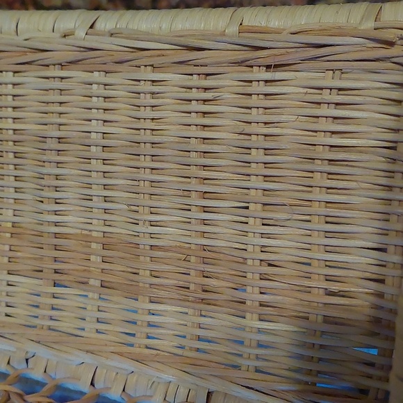 Vintage Boho Wicker Shelf - Picture 13 of 14